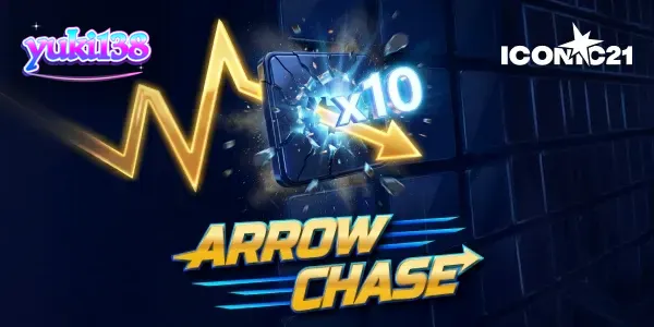 Tampilan visual grid permainan Arrow Chase dengan elemen panah yang dinamis